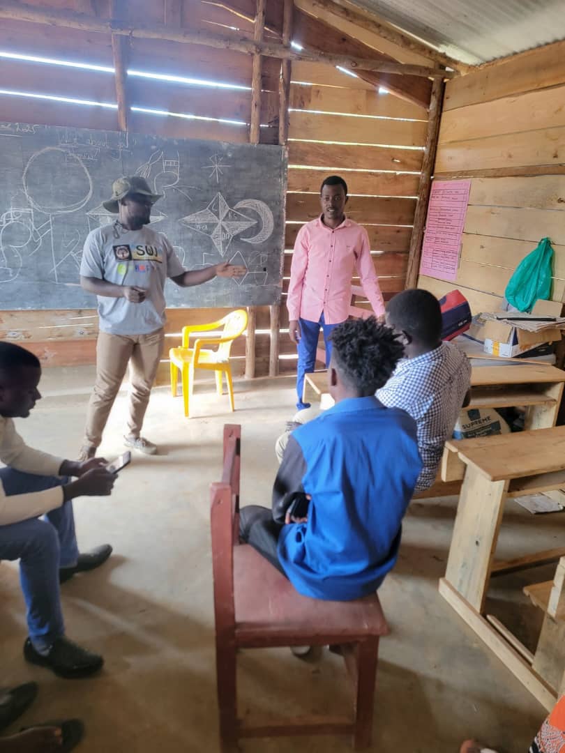 Community celebrating water source